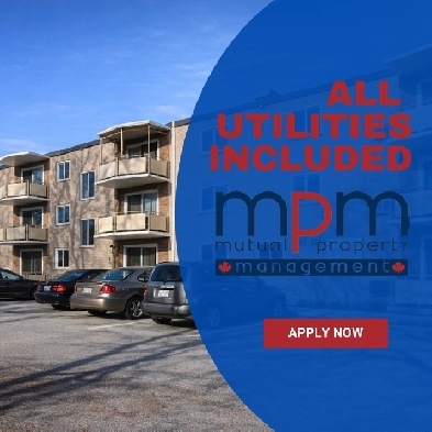 Spacious All Incl 1bdrm with balcony and onsite laundry @ 266 Ch