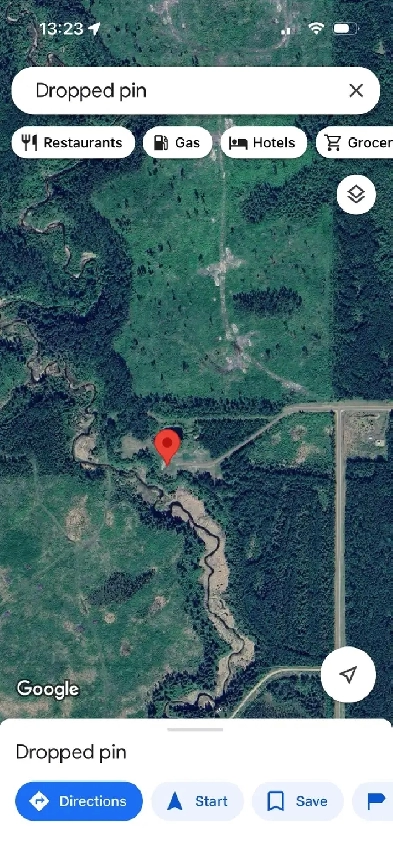 Secluded acreage for rent in Manning area