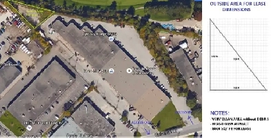 LARGE 8000 SQFT OUSTSIDE PARKING LOT AVAILABLE FOR RENT (DIXIE/D