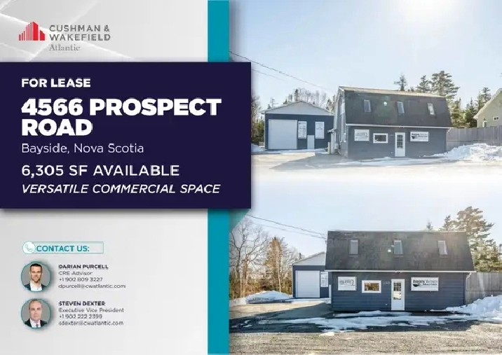 Commercial/Industrial Space for Lease – Bayside NS