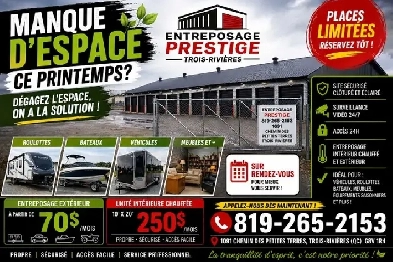 Entreposage Prestige Trois-Rivières
