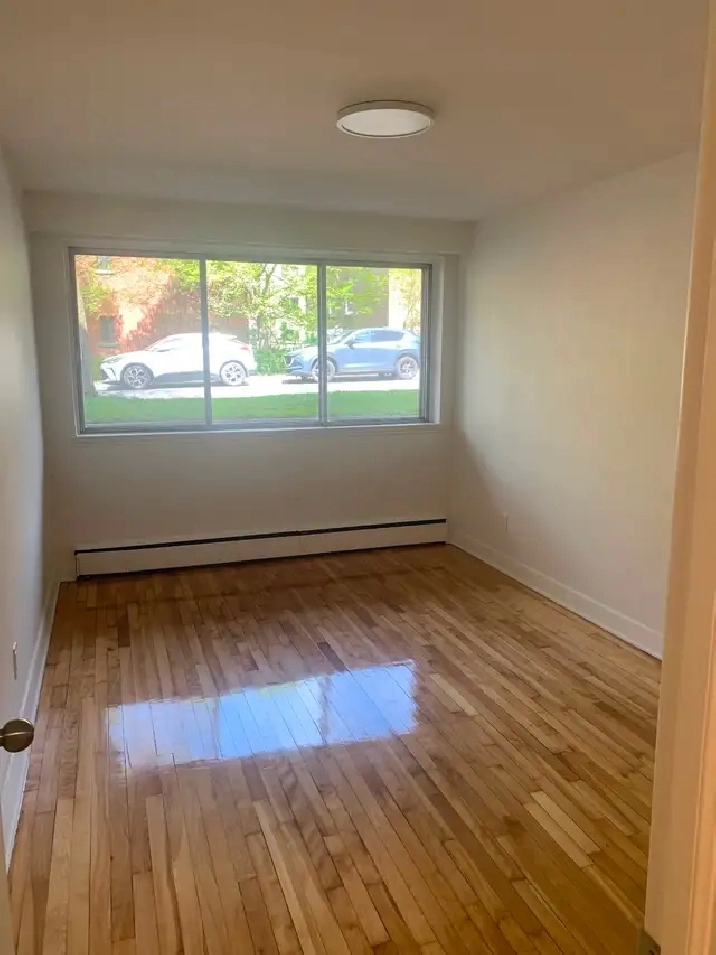 Heated, bright 3 & 1/2 semi basement