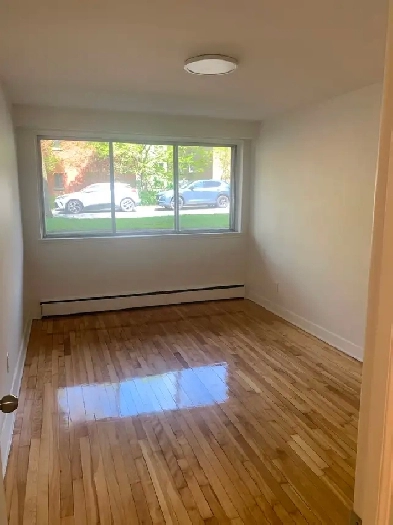 Heated, bright 3 & 1/2 semi basement