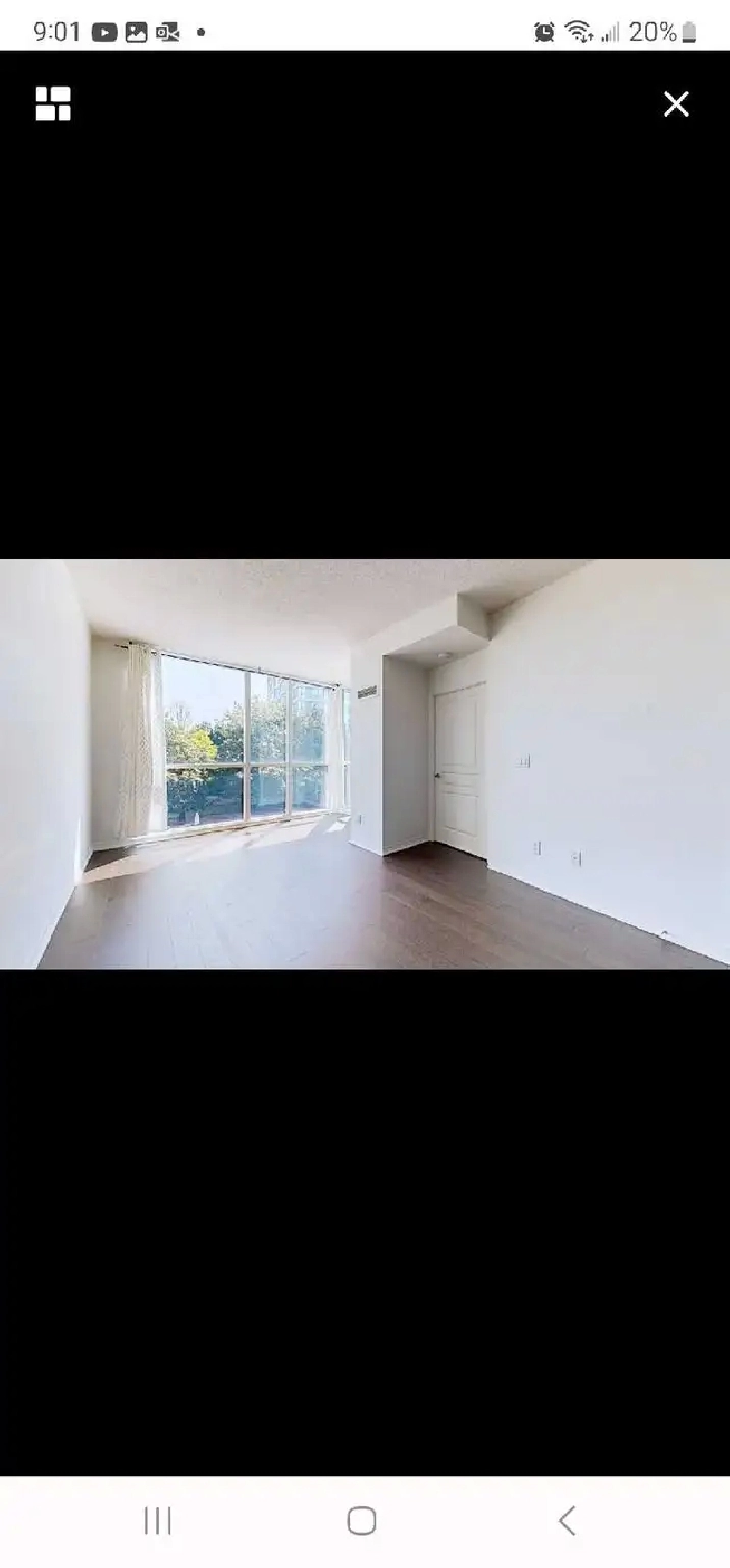 1 den, 1.5 bathroom condo unit. Square One