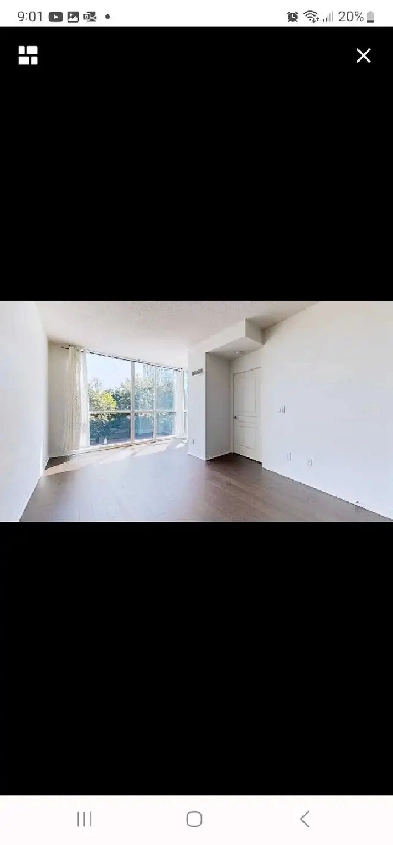 1 den, 1.5 bathroom condo unit. Square One