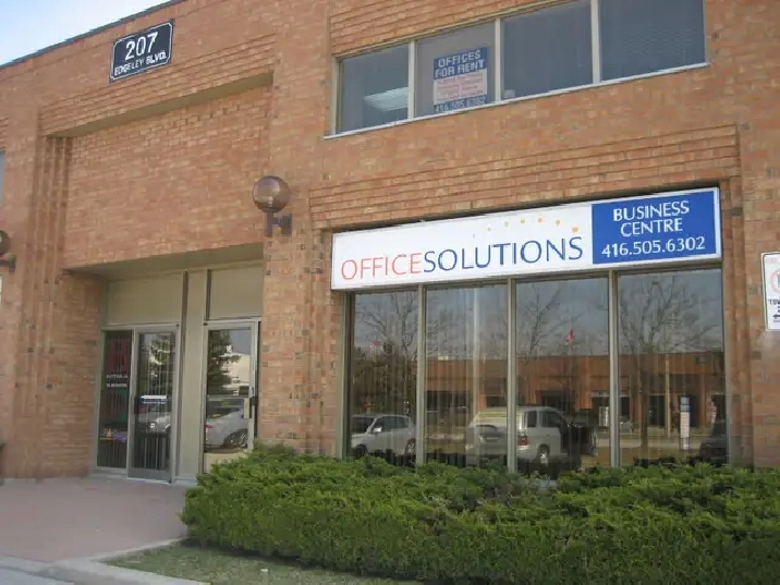 207 Edgeley Blvd  Furnished Office Suite  Main Level  $795/mo