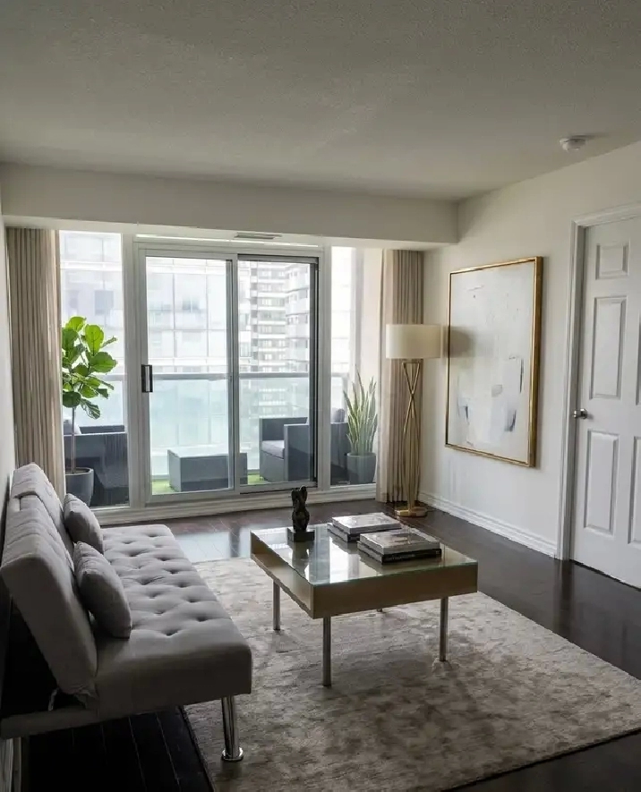 Furnished Private Room in 2 Bed 1 Bath - Balcony View w/ Parking