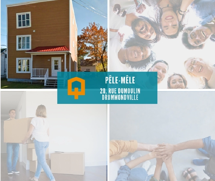 Logement coop à louer! 'Coop. Pêle-Mêle'