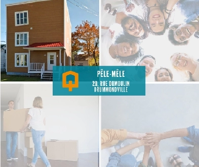 Logement coop à louer! 'Coop. Pêle-Mêle'
