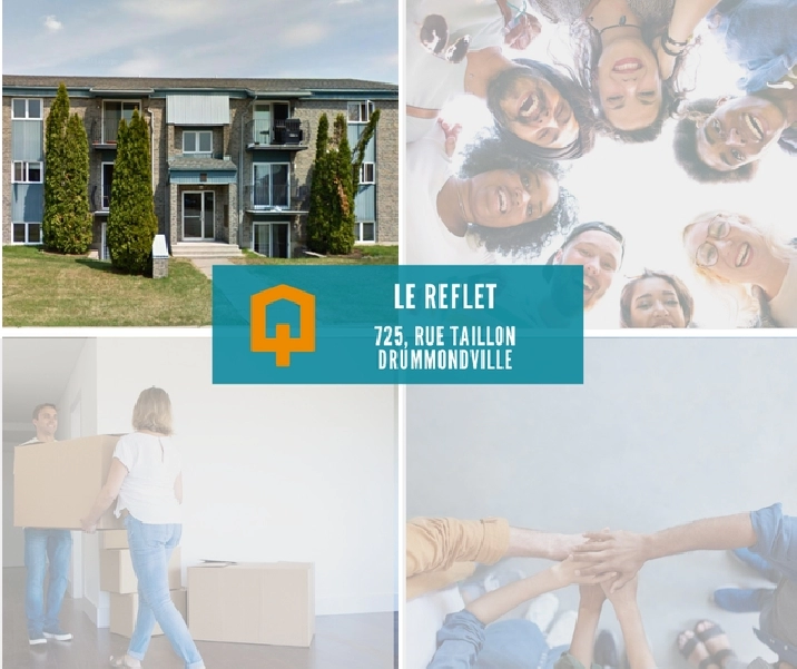 Logement coop à louer! 'Coop. Le Reflet'