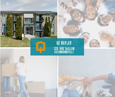 Logement coop à louer! 'Coop. Le Reflet'