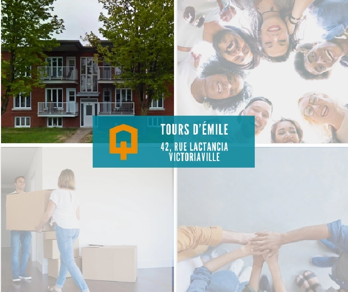 Logement coop à louer! 'Coop. Les Tours d'Émile'