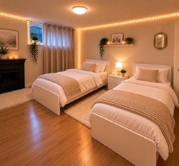 Cozy Sharing Room Available – Furnished Basement