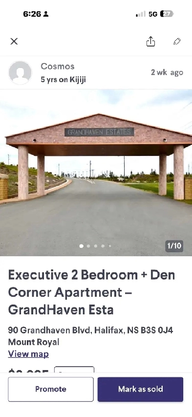 2 Bedroom & Den - July 1st