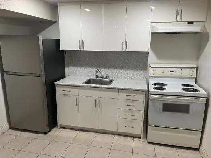 Spacious Basement Apartment for Rent at Bathurst & Steeles
