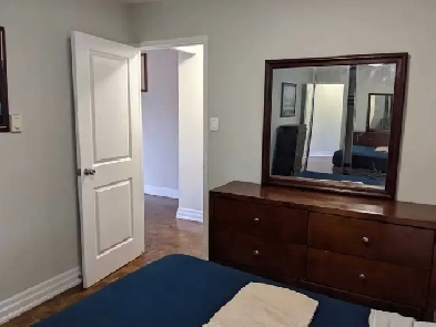 Furnished one-bdr apt, Wellesley Station, ready in June