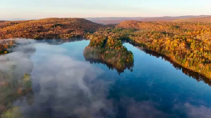 Terrain a vendre , directement sur le lac, pas de bateau moteurs