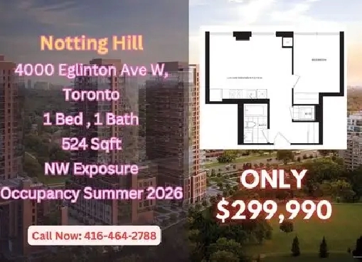 GTA Condo Assignment From $299K | Notting Hill Condo