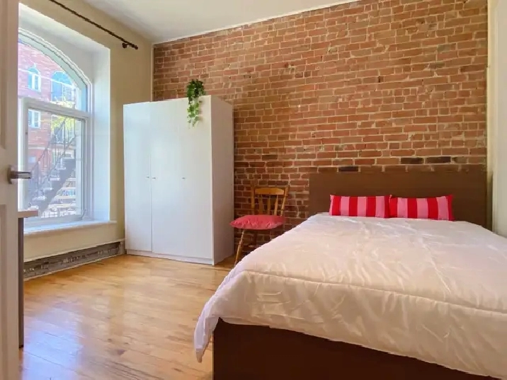 5 Bedrooms apartment, fully furnished, Plateau Mont Royal