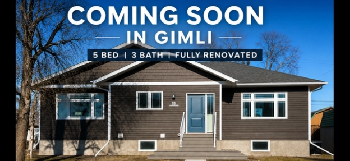 5 BDM 3 BATH FINISHED BASEMENT COMPLETELY RENOVATED HOME IN GIML