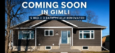 5 BDM 3 BATH FINISHED BASEMENT COMPLETELY RENOVATED HOME IN GIML