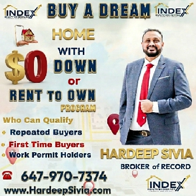 BUY HOME WITH $0 DOWN or RENT TO OWN