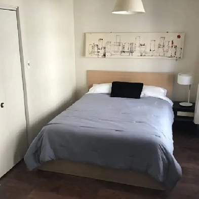 Furnished Studio Apartment Downtown with Parking