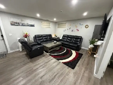 1-Bedroom Fully Furnished Basement for Rent | Girls Only