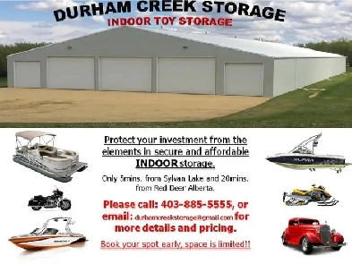 Indoor Boat, Car & Toy Storage