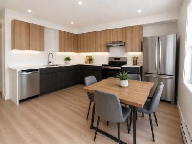 À LOUER – Appartement rénové de 4 chambres sur 2 niveaux