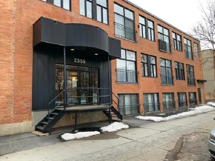 3 1/2 style loft avec 1 stationnement garage a louer