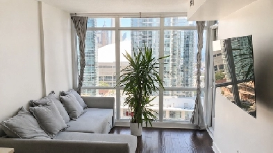 1 Bed   Den - Condo for Lease – CityPlace - CN Tower View