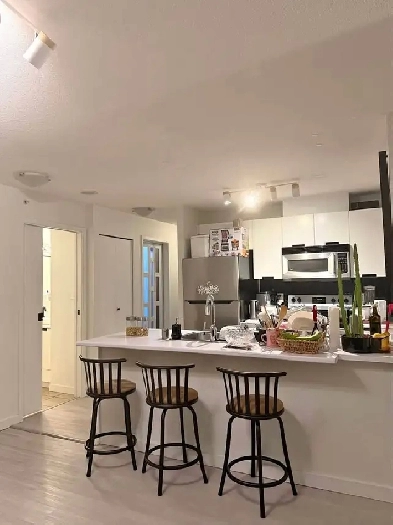 $1,200-furnished room- for female- july1st-Downtown Vancouver