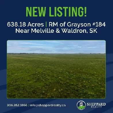 638.18 Acres | RM of Grayson # 184 | Near Waldron, SK