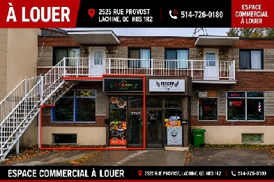 LOCAL COMMERCIAL À LOUER – 2525A, RUE PROVOST, LACHINE
