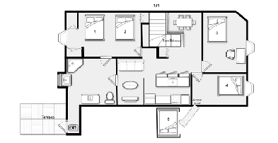 Furnished 3 Bedrooms - Downtown