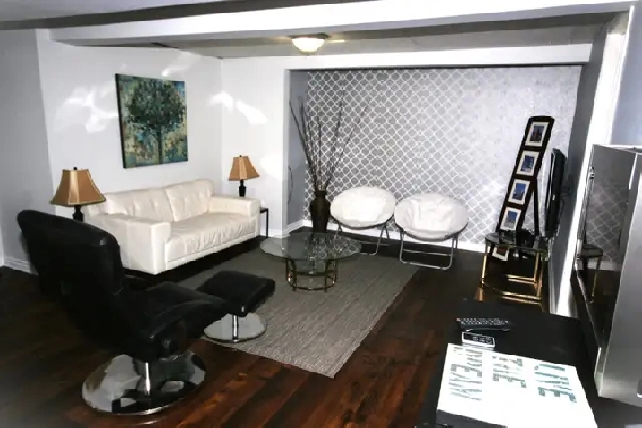 Month-to-Mo Furnished Basement Apt in Heart of Rockland