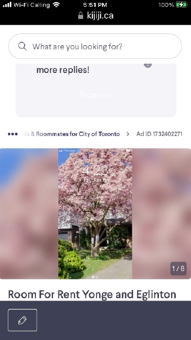 Room For Rent NowYonge and Eglinton 1200