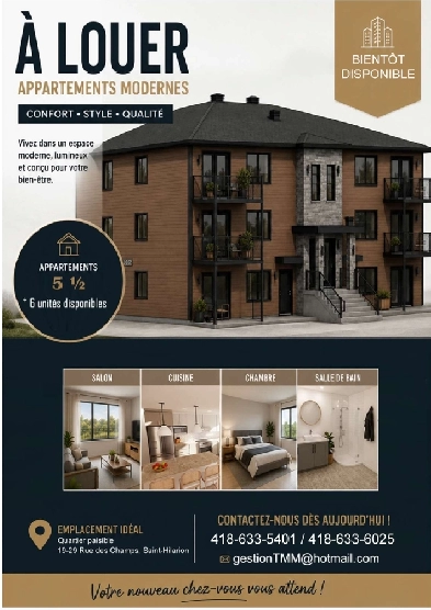 Magnifique logement moderne