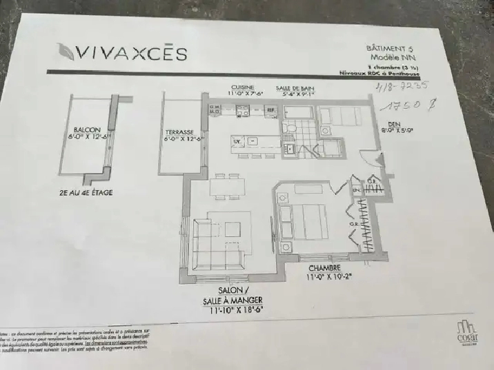 Appartement for rent