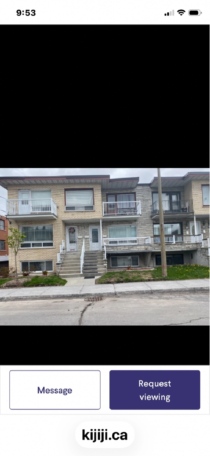 3 1/2  Ahuntsic Heating &New Appliances included