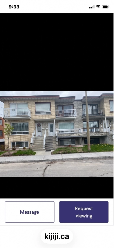 3 1/2  Ahuntsic Heating &New Appliances included