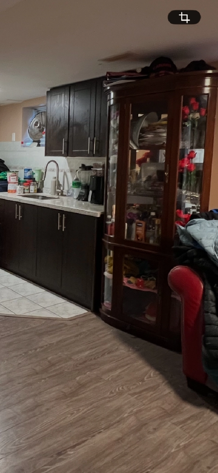 Small basement for rent from July 1st good for single & couples