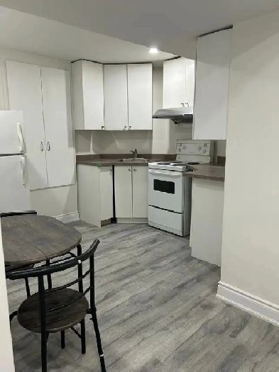 1-bedroom basement apartment