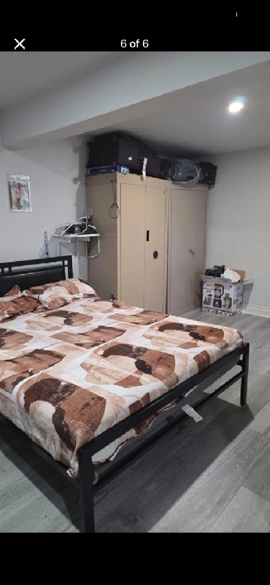 1 bedroom basement with separate kitchen and washroom