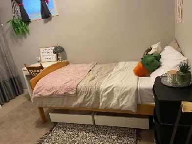 Available July 1st, furnished bedroom near Georgian College.