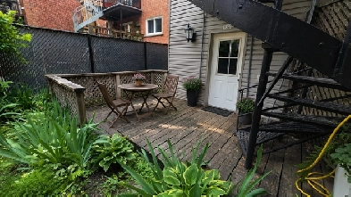 3½ Patio   Laundry | Near Parc La Fontaine | 438-873-8708