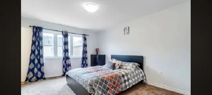 Shared Master bedroom for rent in Brampton Townhome