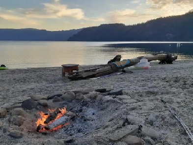 MABEL LAKE WATERFRONT ACREAGE! 200ft of SANDY BEACH!