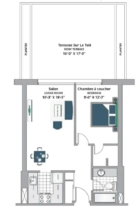SOUS-LOCATION – Superbe 3 ½ sur le Plateau Mont-Royal